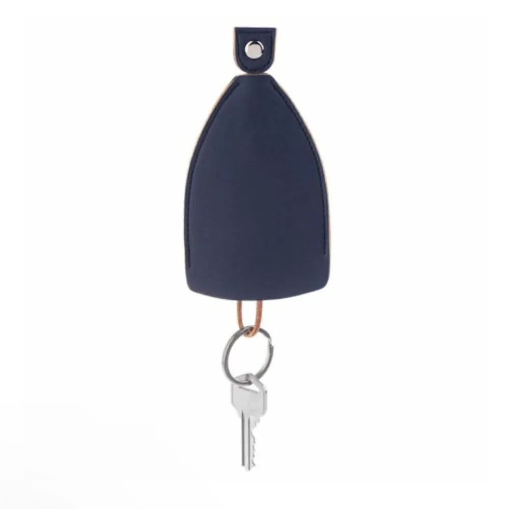 New Ganz Car Key Keeper Key Ring w/Laser Engraved Design. Designer Luxury